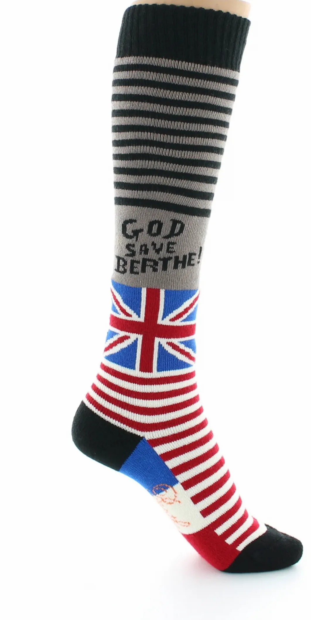 Discount Berthe Aux Grands Pieds Chaussettes hautes God save Berthe