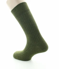 Fashion Berthe Aux Grands Pieds Chaussettes homme laine et acrylique kaki