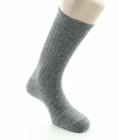 Discount Berthe Aux Grands Pieds Chaussettes homme laine et acrylique gris