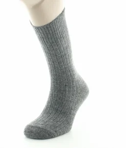 Discount Berthe Aux Grands Pieds Chaussettes homme laine et acrylique gris