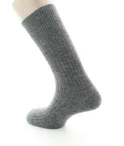 Discount Berthe Aux Grands Pieds Chaussettes homme laine et acrylique gris