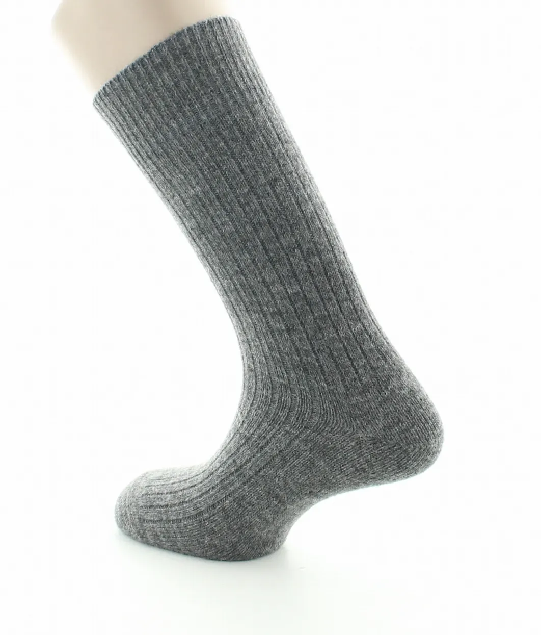 Discount Berthe Aux Grands Pieds Chaussettes homme laine et acrylique gris