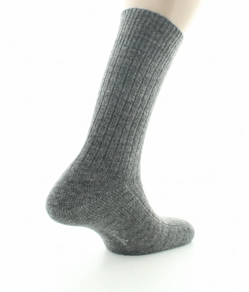 Discount Berthe Aux Grands Pieds Chaussettes homme laine et acrylique gris