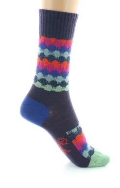 New Berthe Aux Grands Pieds Chaussettes Ondulations Colorées