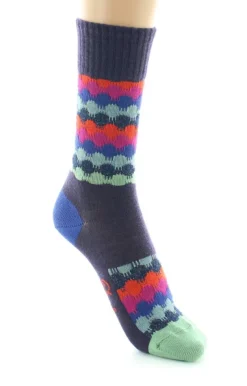 New Berthe Aux Grands Pieds Chaussettes Ondulations Colorées