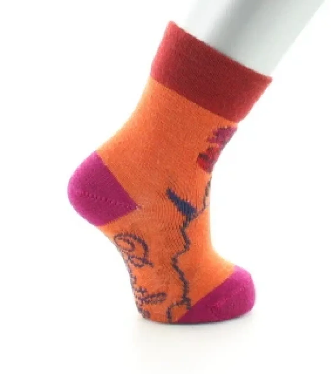 Hot Berthe Aux Grands Pieds Chaussettes Vive les fleurs!