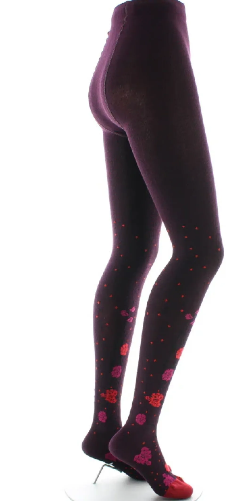 New Berthe Aux Grands Pieds Collants coton femme couleurs d'automne