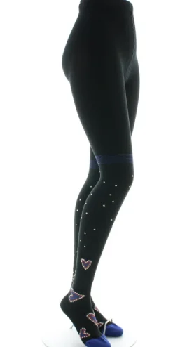 Discount Berthe Aux Grands Pieds Collants coton femme cœur