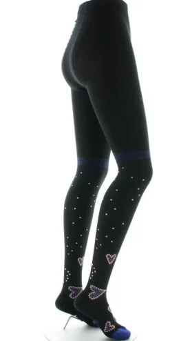 Discount Berthe Aux Grands Pieds Collants coton femme cœur