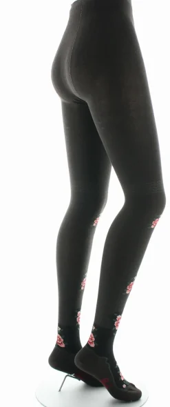 Best Berthe Aux Grands Pieds Collants coton femme fleurs