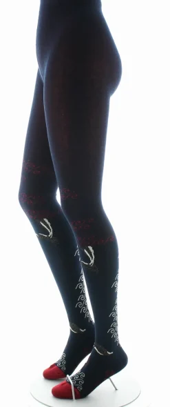Outlet Berthe Aux Grands Pieds Collants coton femme la baleine
