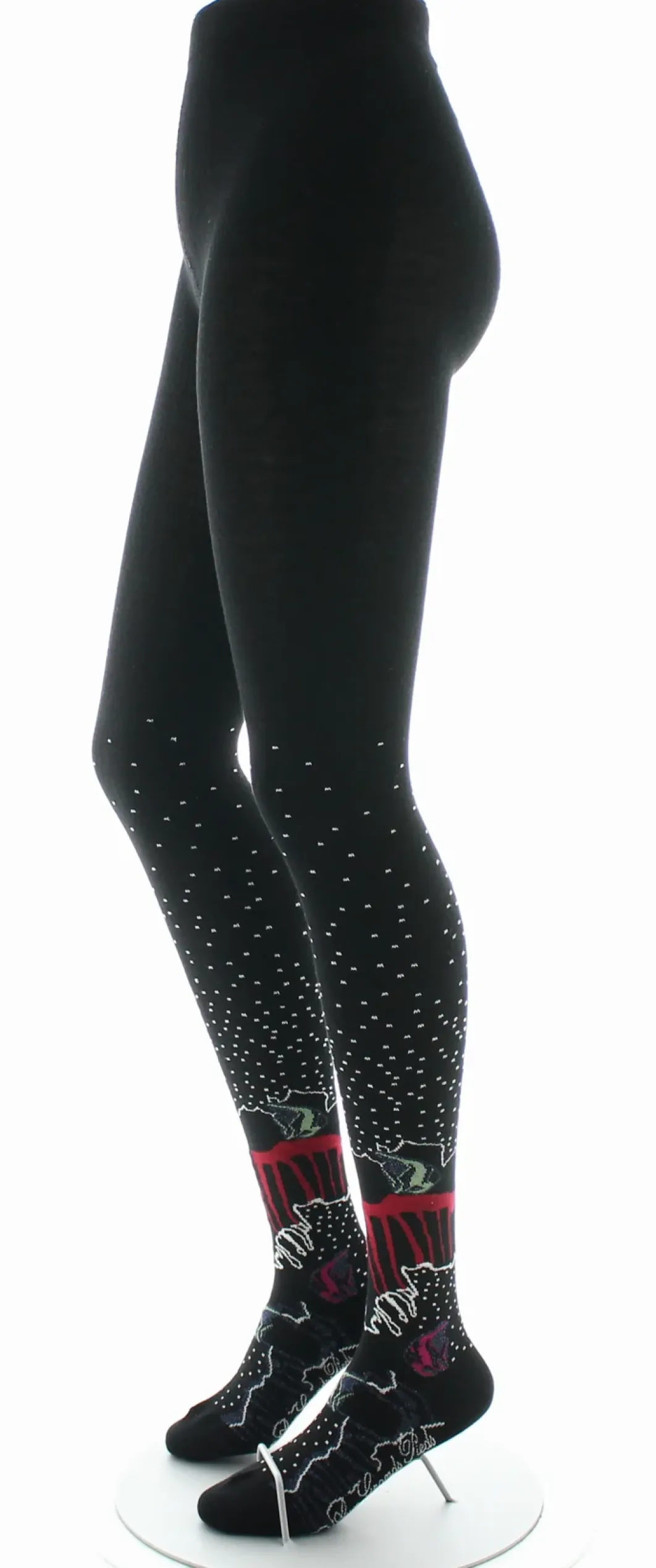 Sale Berthe Aux Grands Pieds Collants coton femme poissons