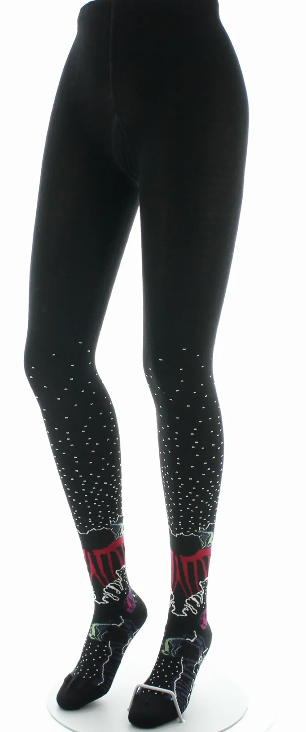Sale Berthe Aux Grands Pieds Collants coton femme poissons
