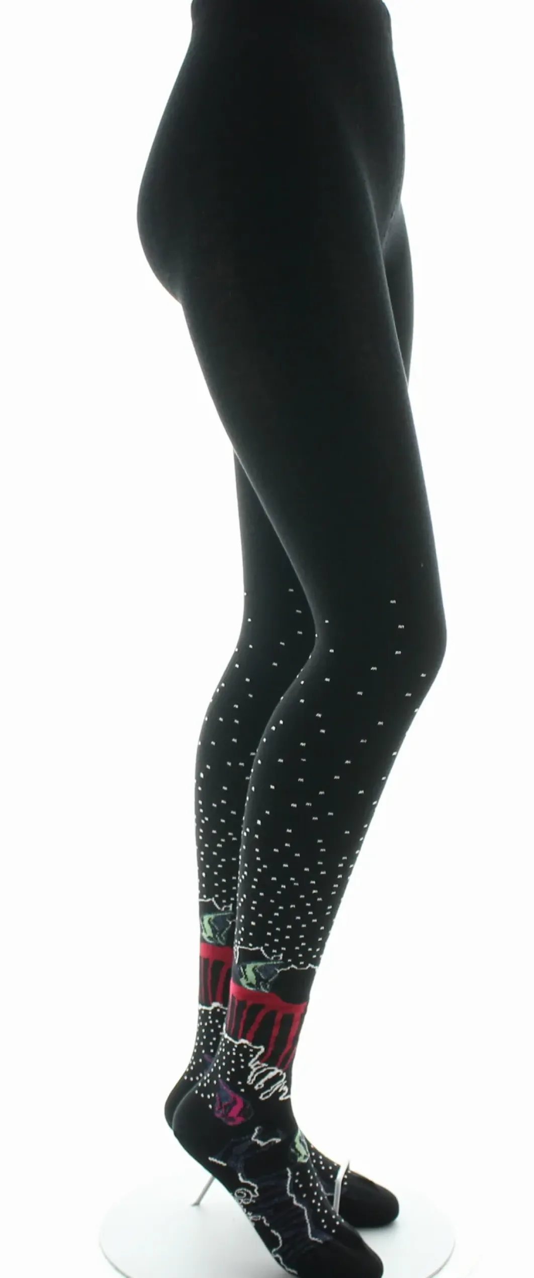 Sale Berthe Aux Grands Pieds Collants coton femme poissons