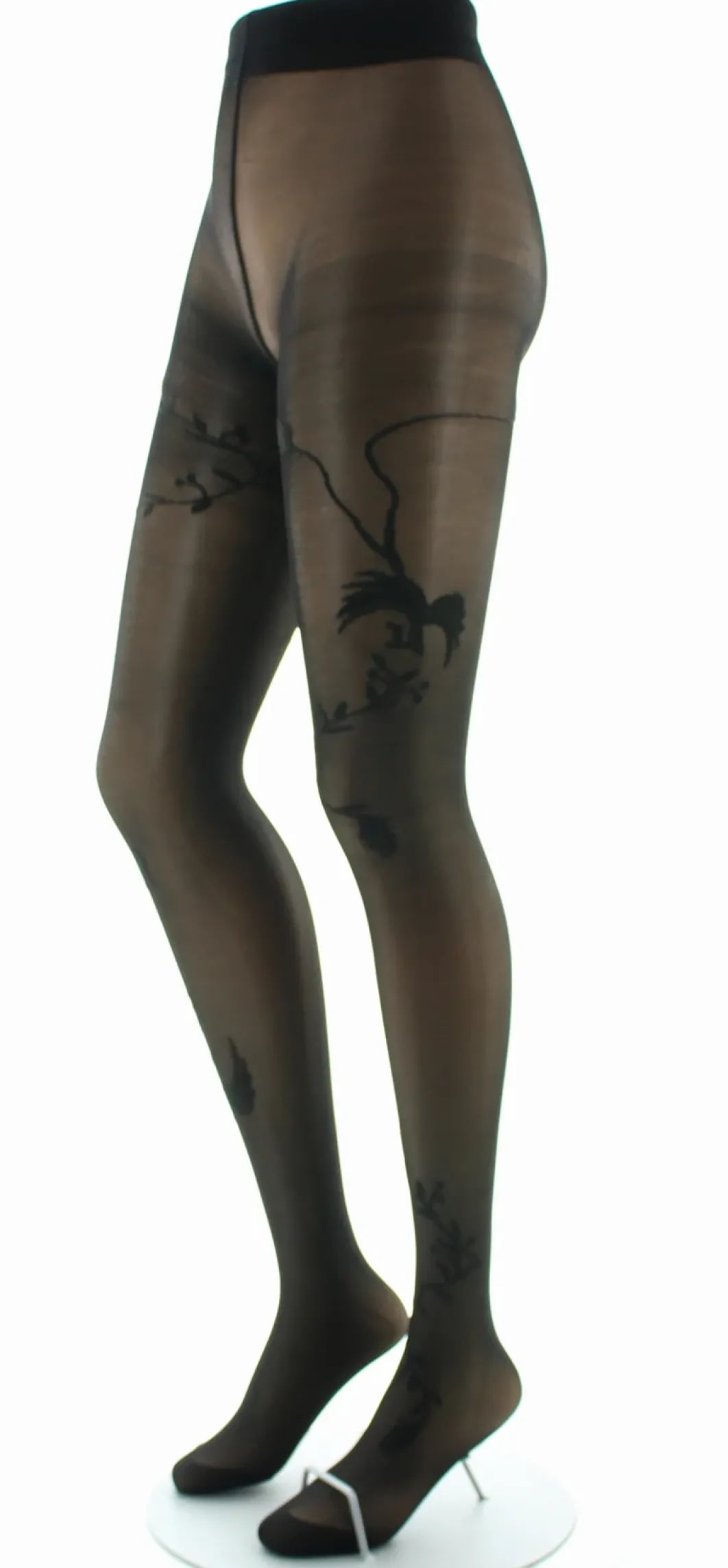 Clearance Berthe Aux Grands Pieds Collants 30D femme noir oiseau noir
