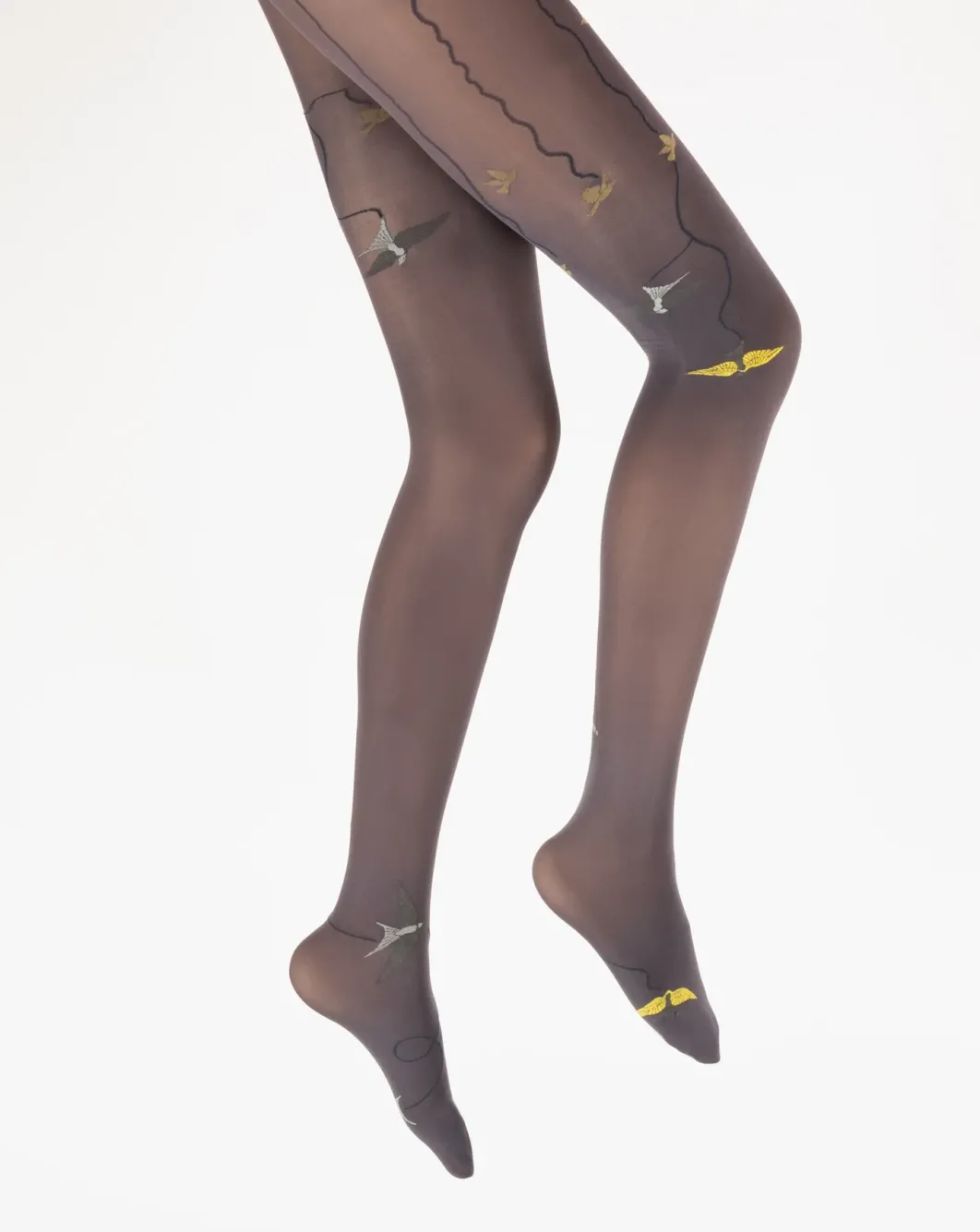 Clearance Berthe Aux Grands Pieds Collants 40D femme raisin hirondelle jaune