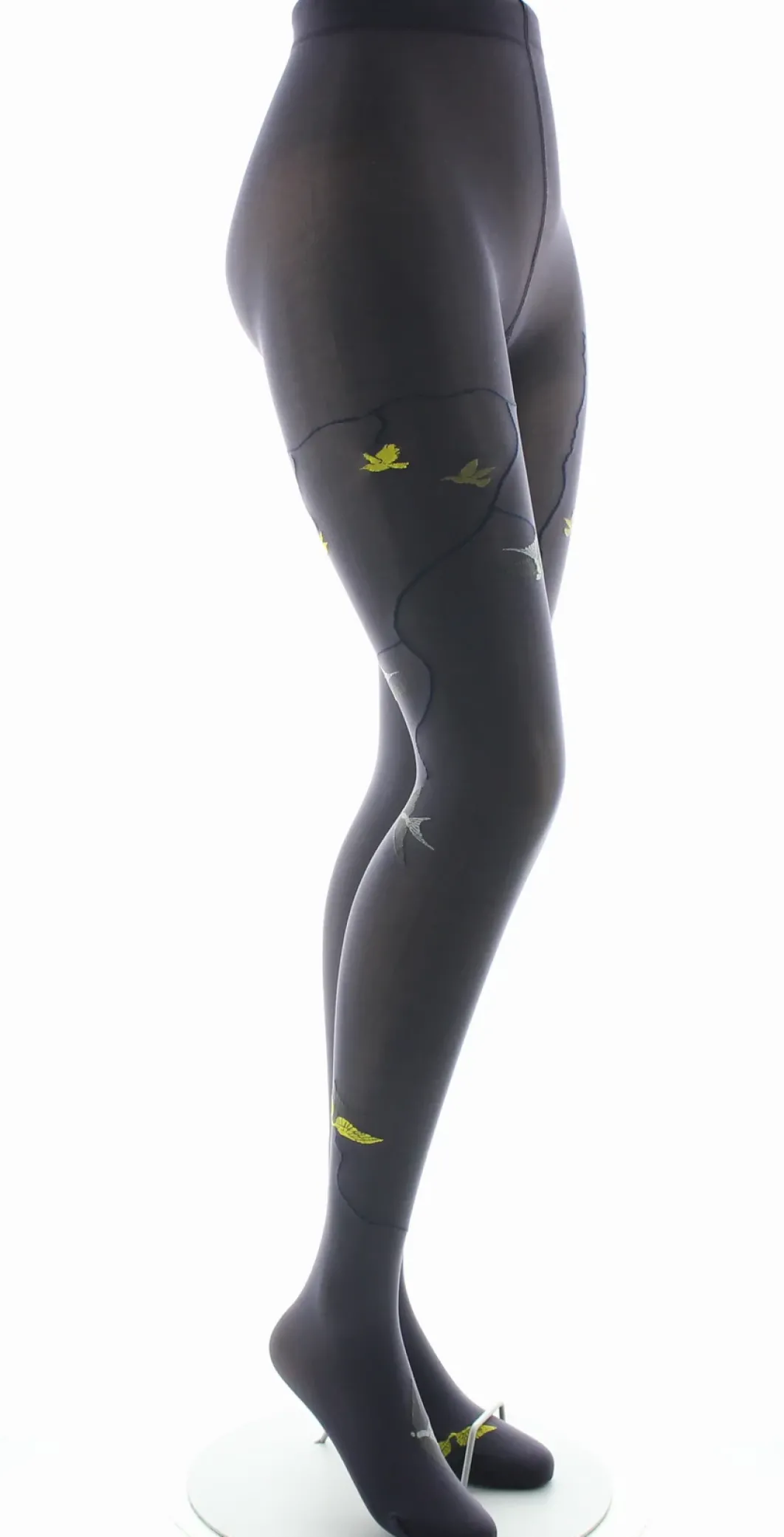 Clearance Berthe Aux Grands Pieds Collants 40D femme raisin hirondelle jaune