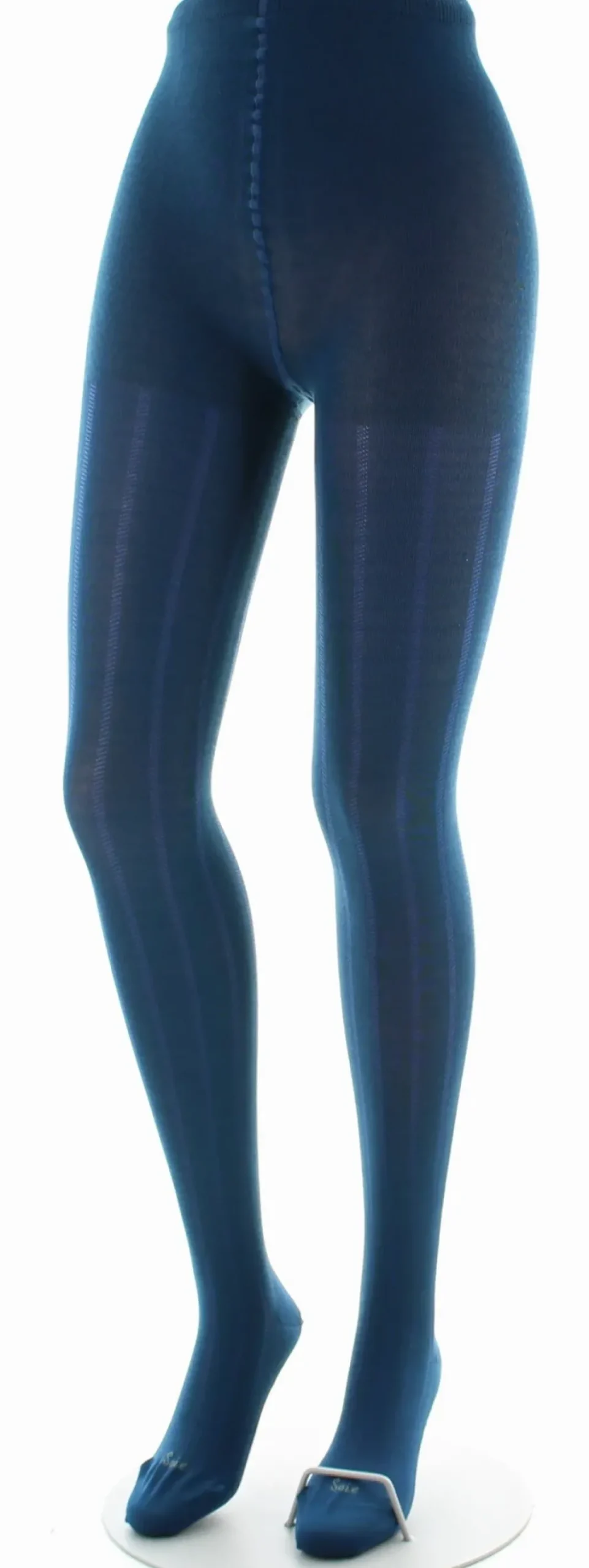 Discount Berthe Aux Grands Pieds Collants en soie bleu minuit