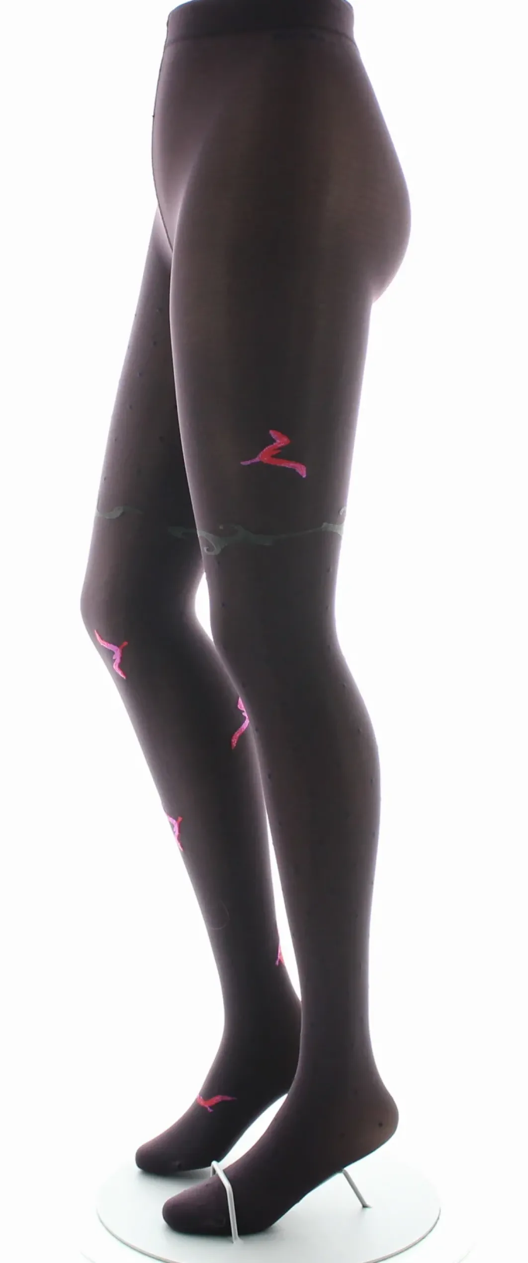 New Berthe Aux Grands Pieds Collants femme 40D prune mouette rose