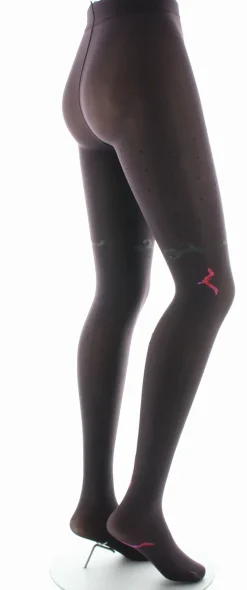 New Berthe Aux Grands Pieds Collants femme 40D prune mouette rose