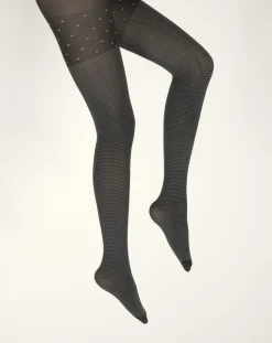 Clearance Berthe Aux Grands Pieds Collants femme 60D rayures
