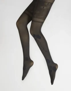 Best Berthe Aux Grands Pieds Collants Feu d'Artifice Marine sur fond Anthracite