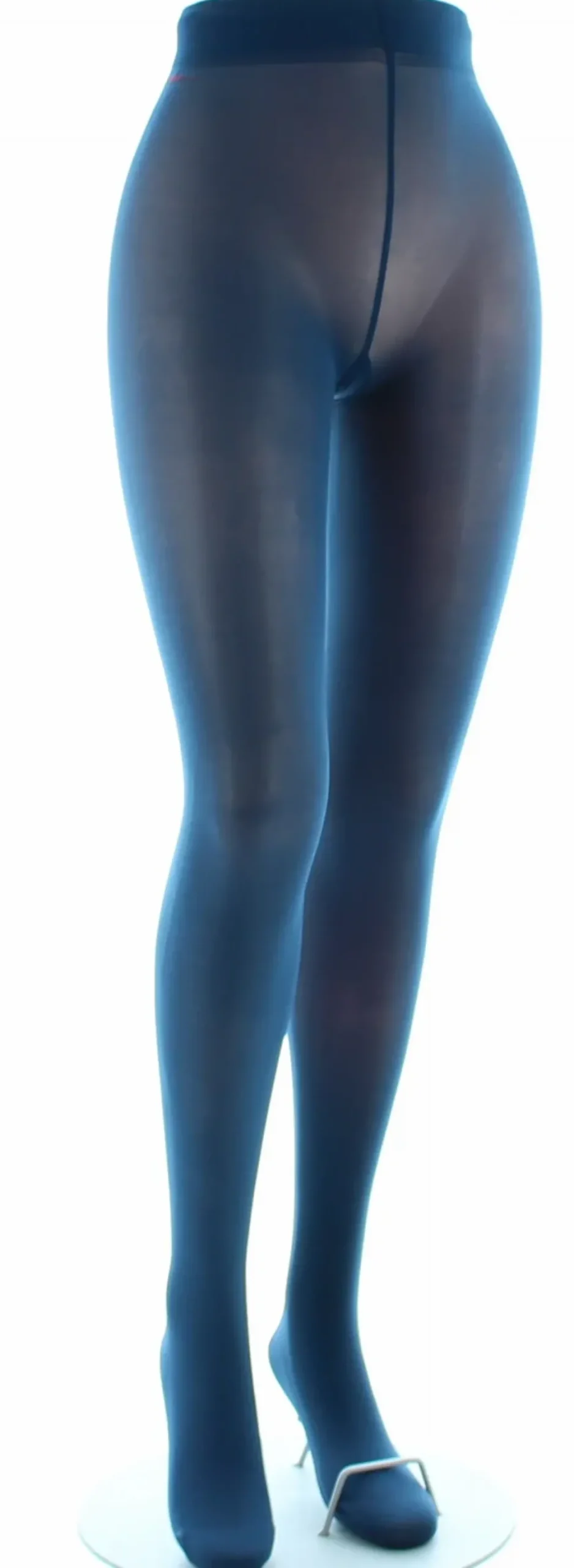 Clearance Berthe Aux Grands Pieds Collants semi-opaques 40 deniers - Bleu pétrole