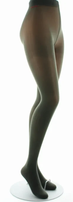 New Berthe Aux Grands Pieds Collants semi-opaques 40 deniers - Kaki