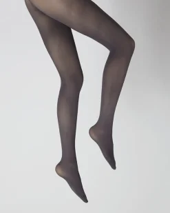 New Berthe Aux Grands Pieds Collants semi-opaques 40 deniers - Raisin