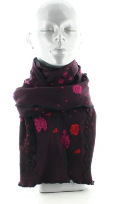 Online Berthe Aux Grands Pieds Echarpe femme coton couleurs d'automne