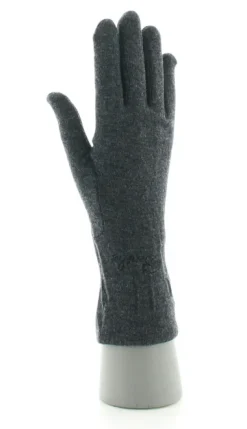 Outlet Berthe Aux Grands Pieds Gants cachemire anthracite