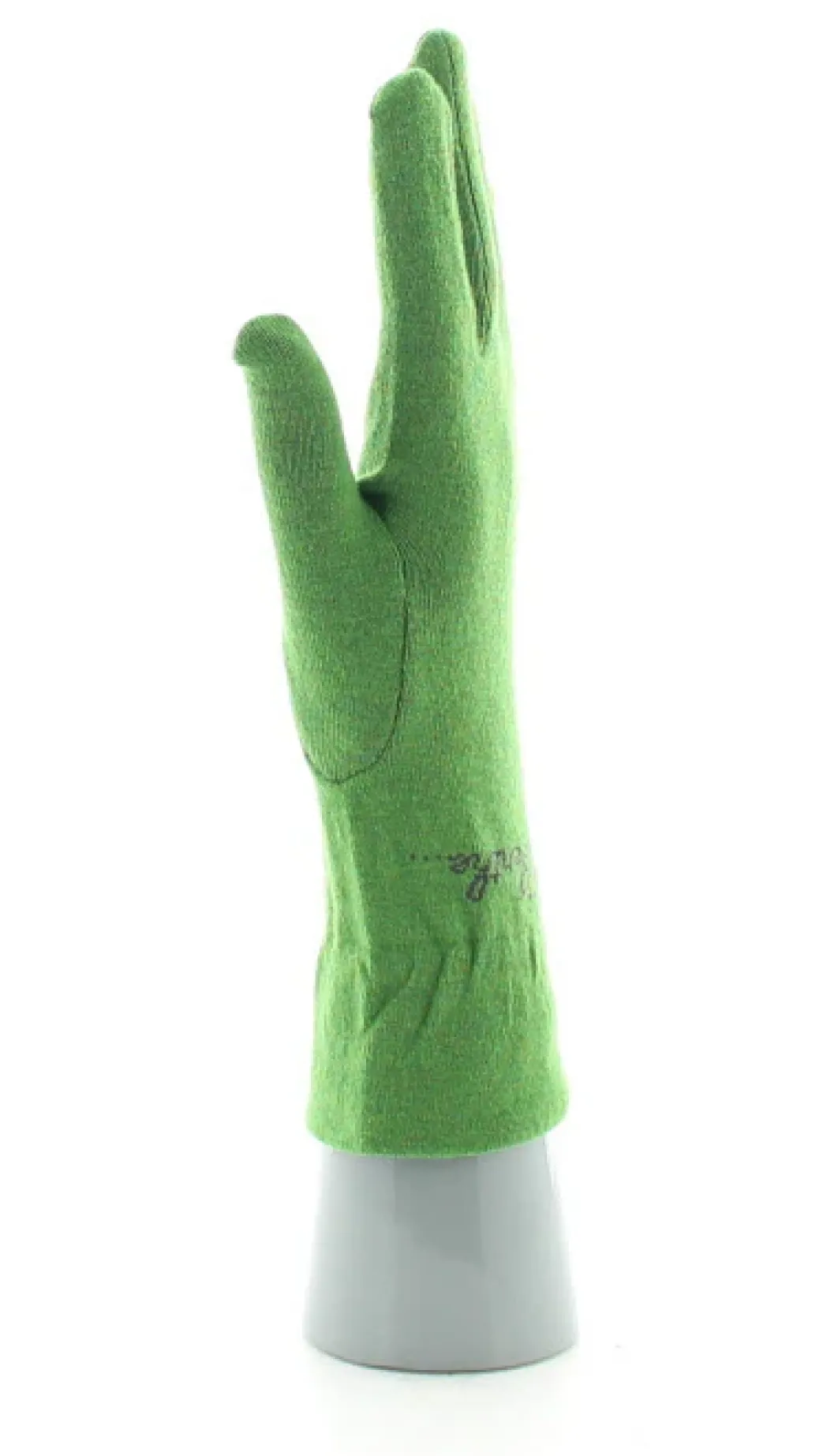 Discount Berthe Aux Grands Pieds Gants cachemire vert