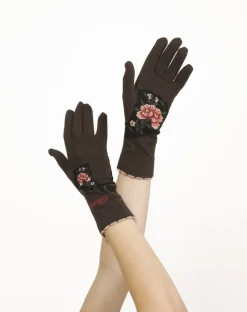 Best Berthe Aux Grands Pieds Gants coton femme fleurs