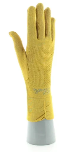Best Berthe Aux Grands Pieds Gants en soie jaune
