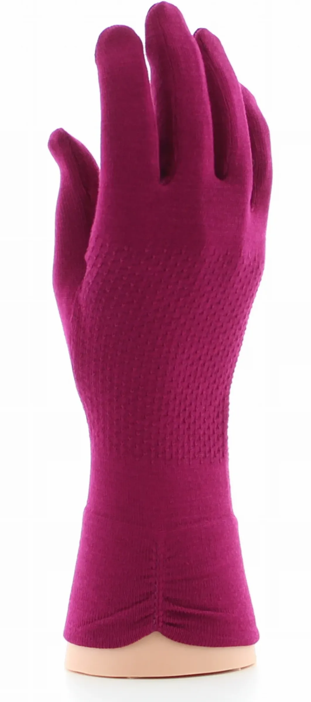 Hot Berthe Aux Grands Pieds Gants en soie rose