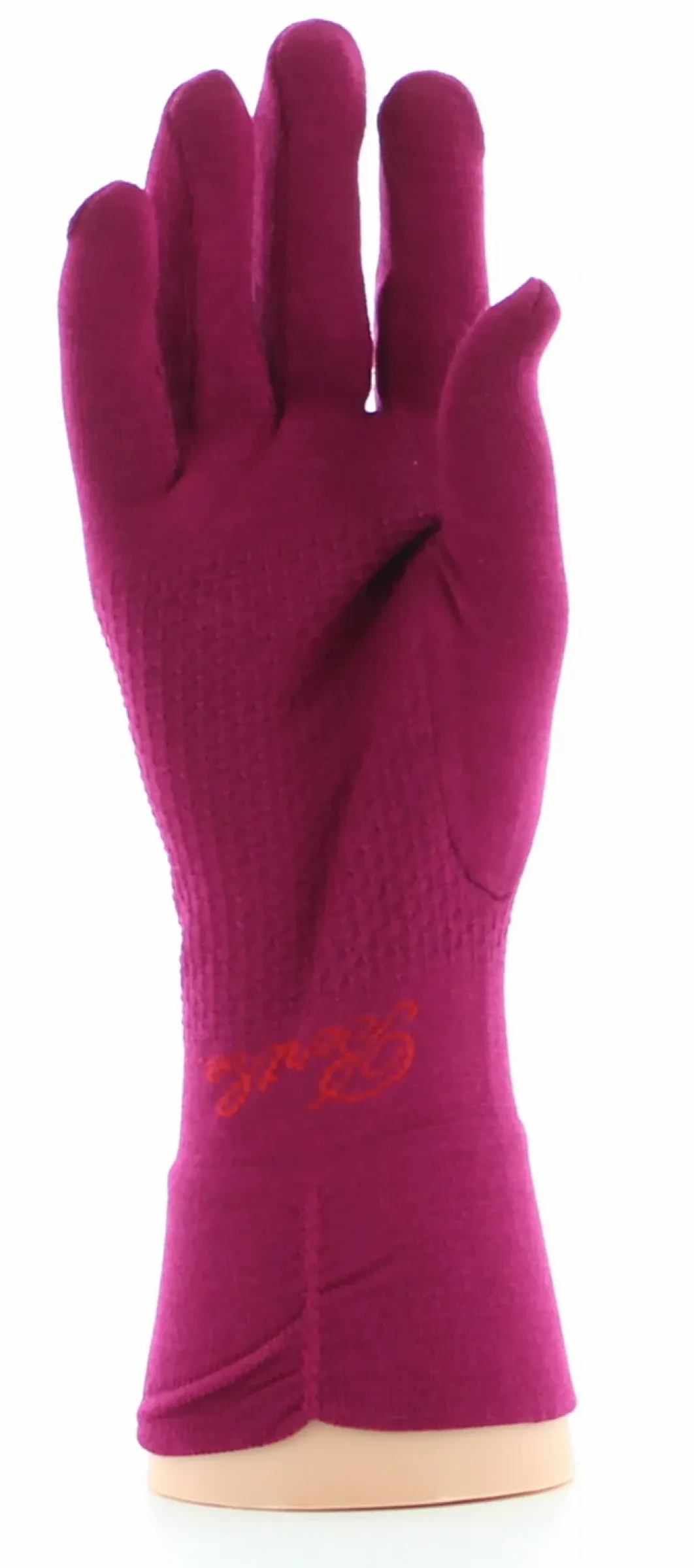 Hot Berthe Aux Grands Pieds Gants en soie rose