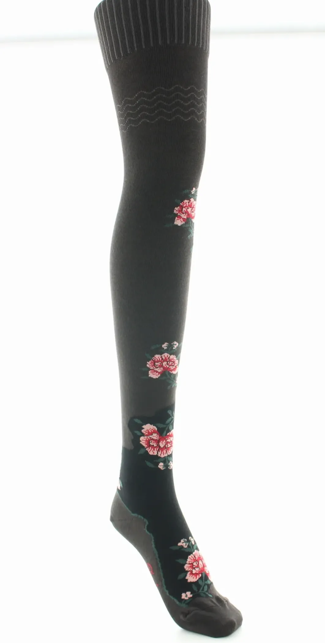 Clearance Berthe Aux Grands Pieds Jambières coton femme fleurs
