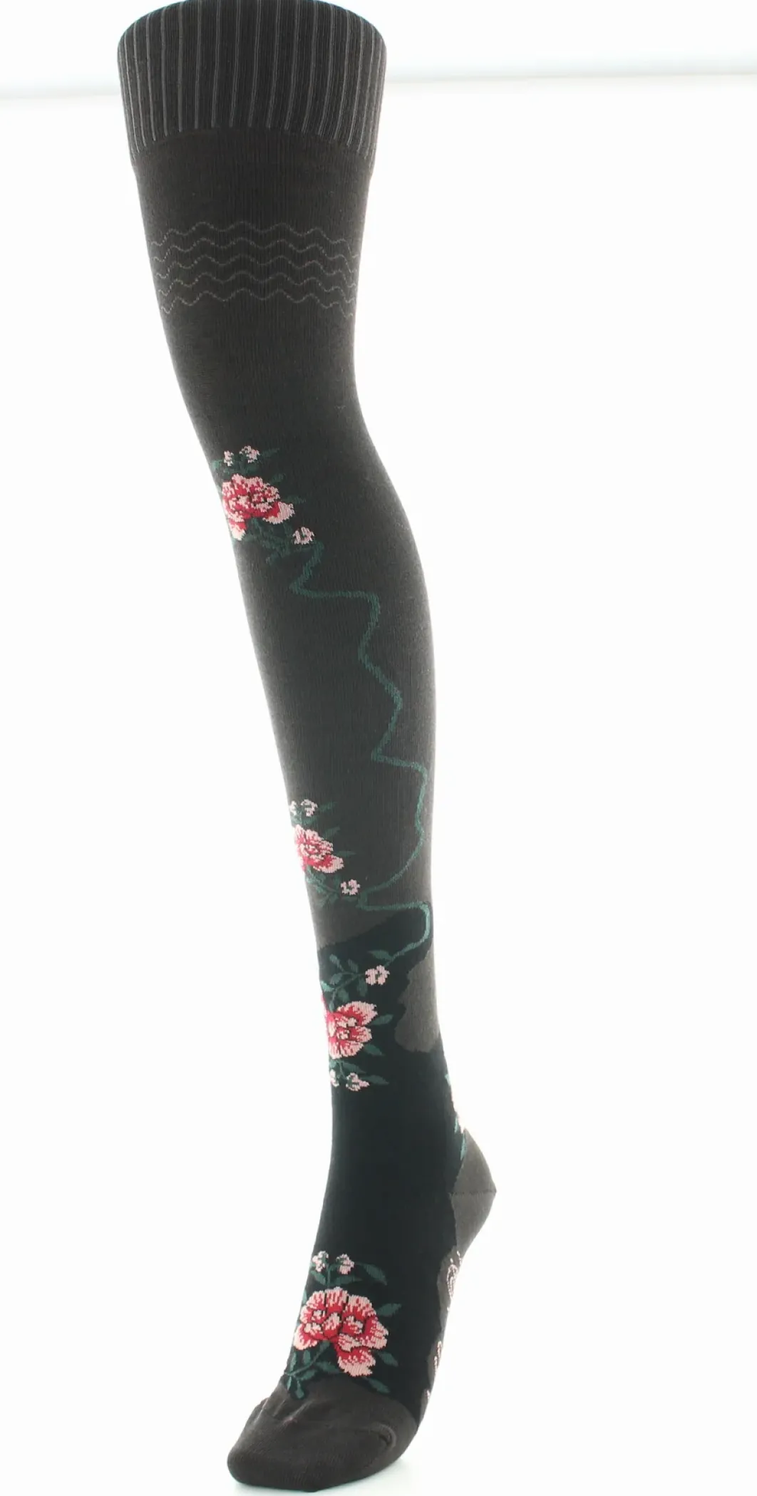 Clearance Berthe Aux Grands Pieds Jambières coton femme fleurs