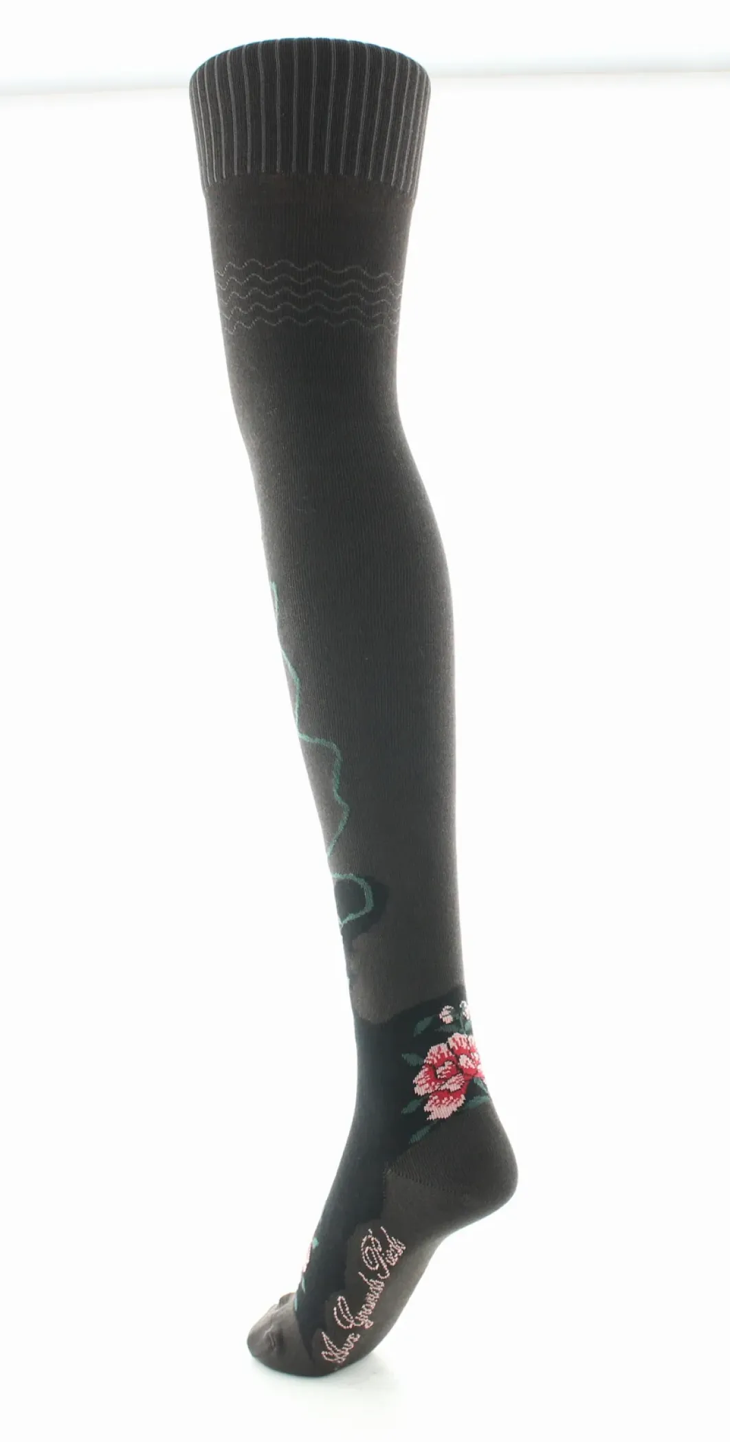 Clearance Berthe Aux Grands Pieds Jambières coton femme fleurs