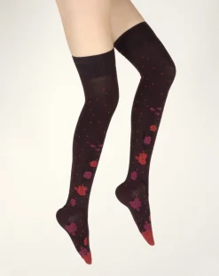 Hot Berthe Aux Grands Pieds Jambières femme coton couleurs d'automne