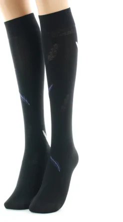 Sale Berthe Aux Grands Pieds Mi-bas femme 40D plume noir et beige