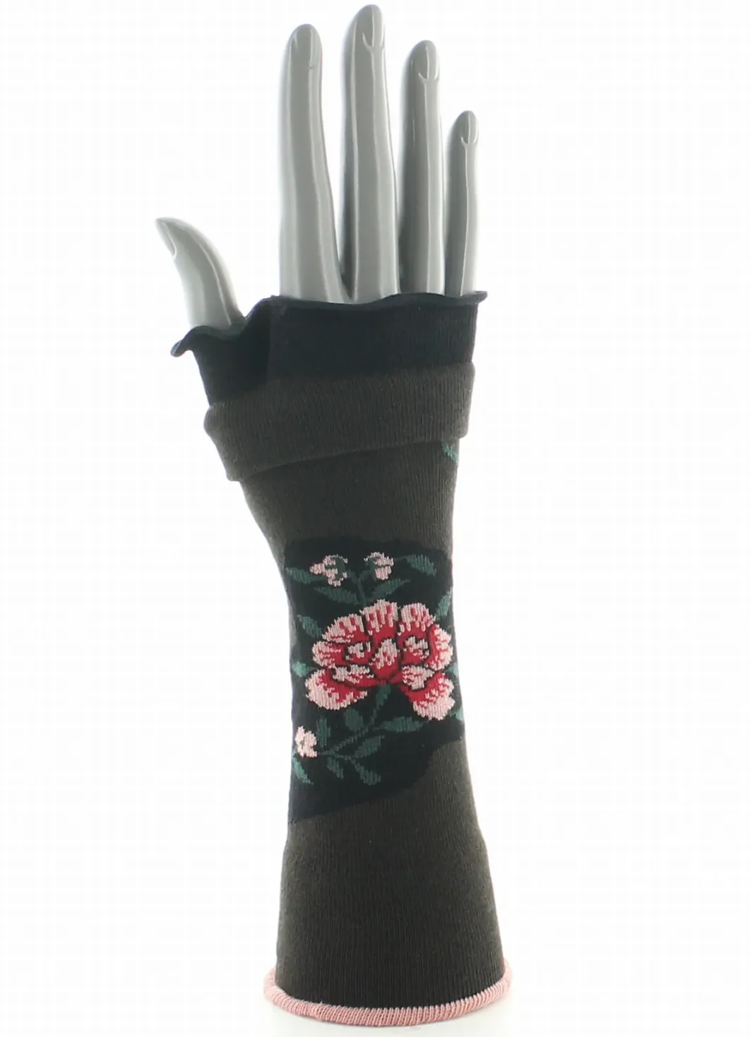 Sale Berthe Aux Grands Pieds Mitaines coton femme fleurs