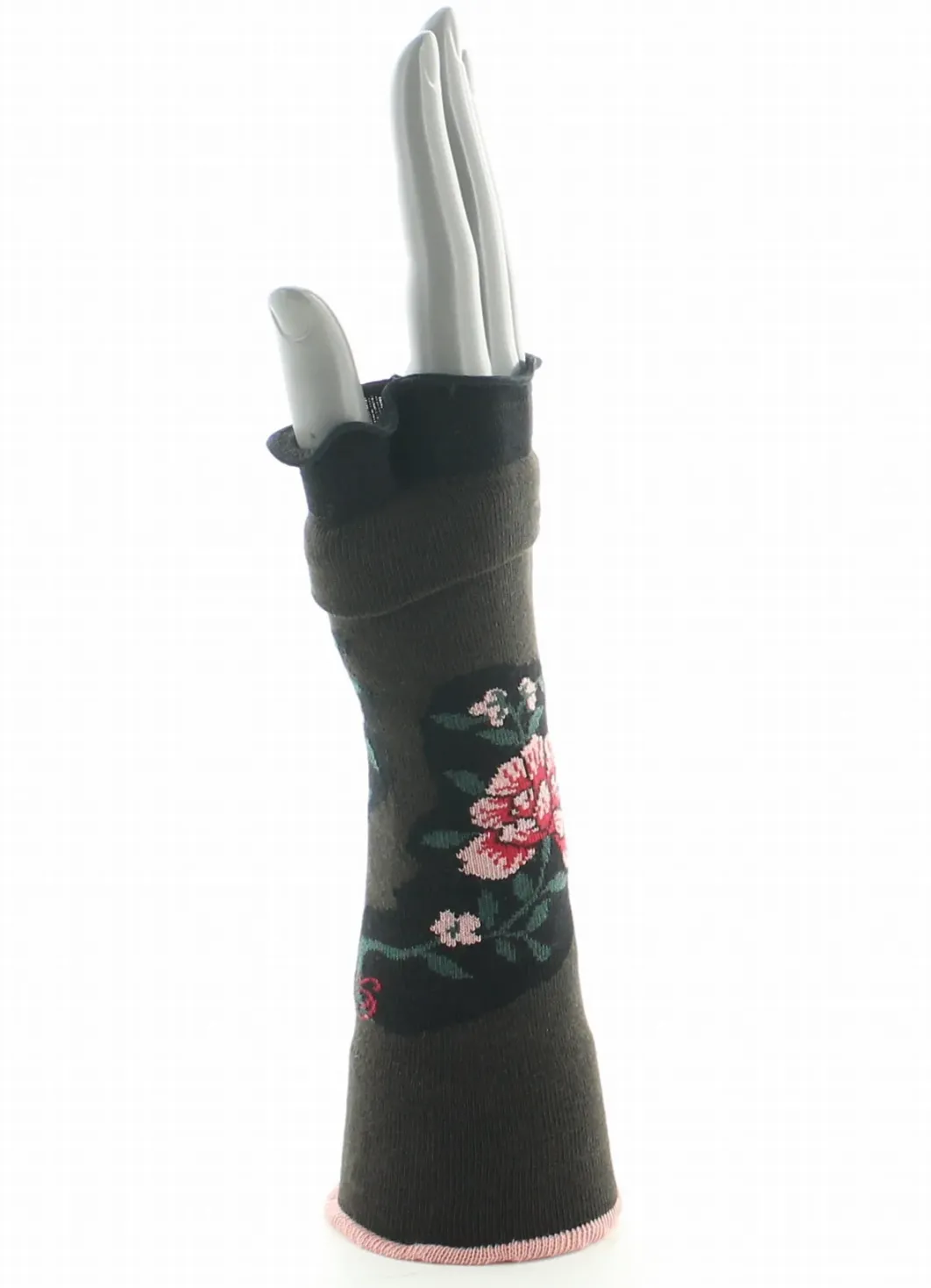 Sale Berthe Aux Grands Pieds Mitaines coton femme fleurs