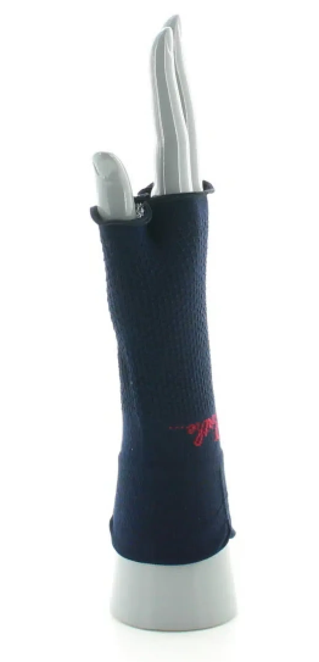 New Berthe Aux Grands Pieds Mitaines en soie Bleu Marine