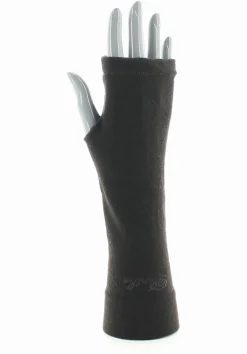 Hot Berthe Aux Grands Pieds Mitaines femme cachemire marron