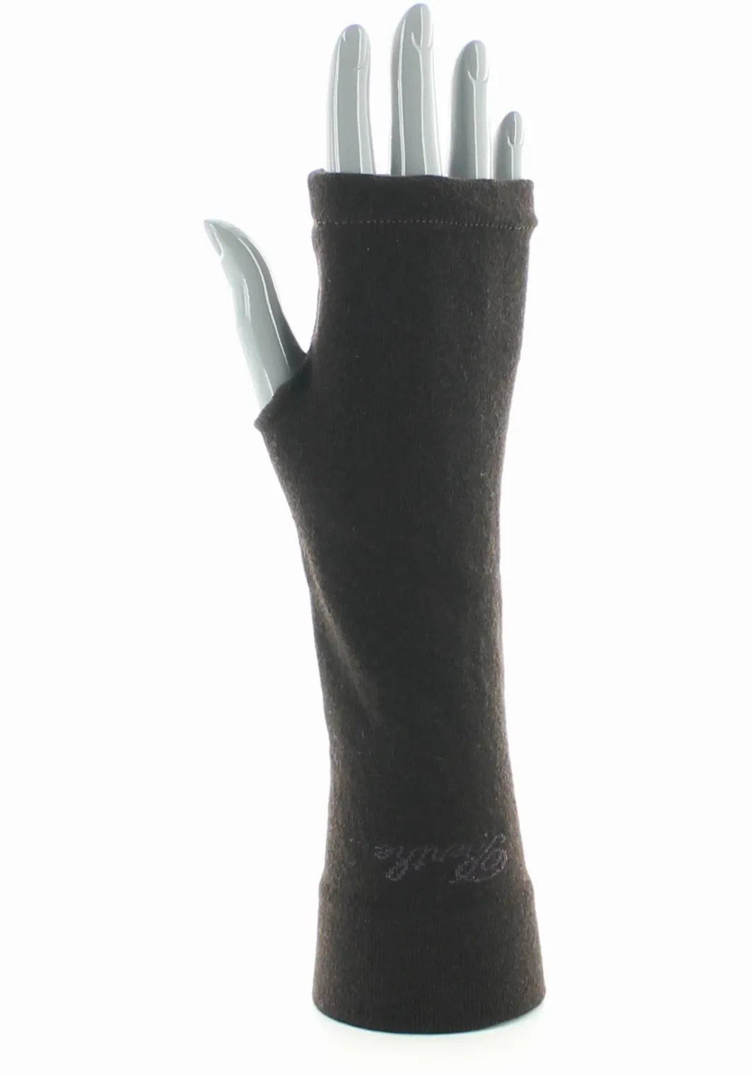 Hot Berthe Aux Grands Pieds Mitaines femme cachemire marron