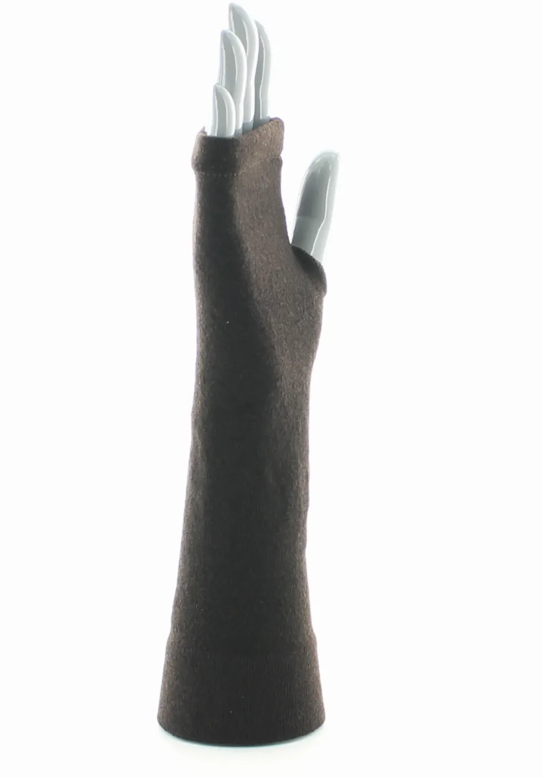 Hot Berthe Aux Grands Pieds Mitaines femme cachemire marron