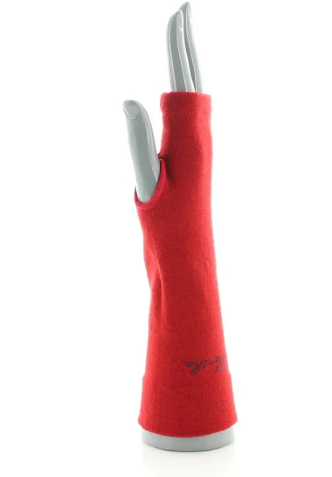 Best Berthe Aux Grands Pieds Mitaines femme cachemire rouge