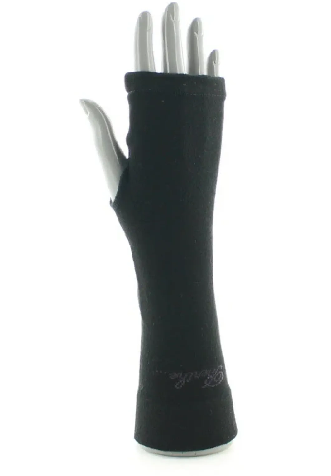 Fashion Berthe Aux Grands Pieds Mitaines femme cachemire noir