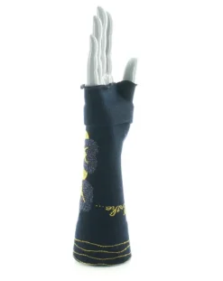 Best Berthe Aux Grands Pieds Mitaines femme coton feuilles d'or